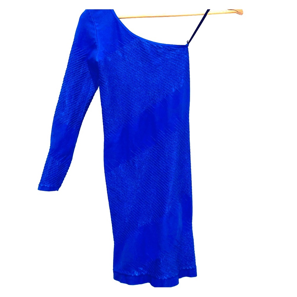 Spandex one shoulder long sleeve dress size xs/s